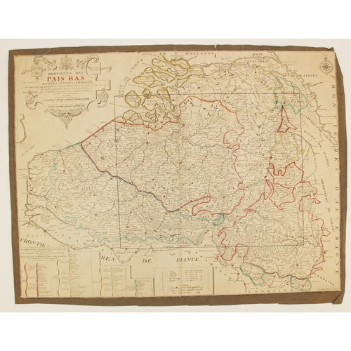 215 - A collection of eleven unframed continental, country and regional maps, 18th century and later, to i... 