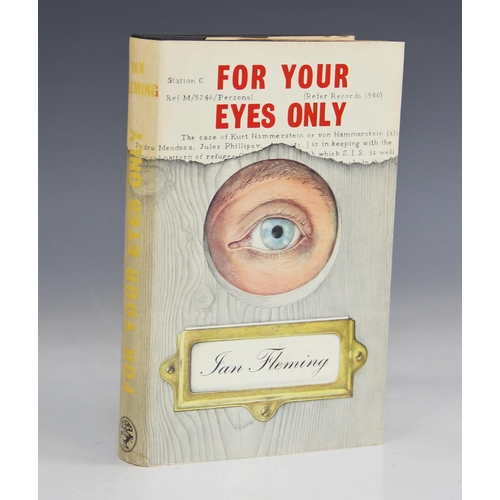 252 - JAMES BOND INTEREST: Fleming (Ian), FOR YOUR EYES ONLY, first edition, first printing, black cloth b... 