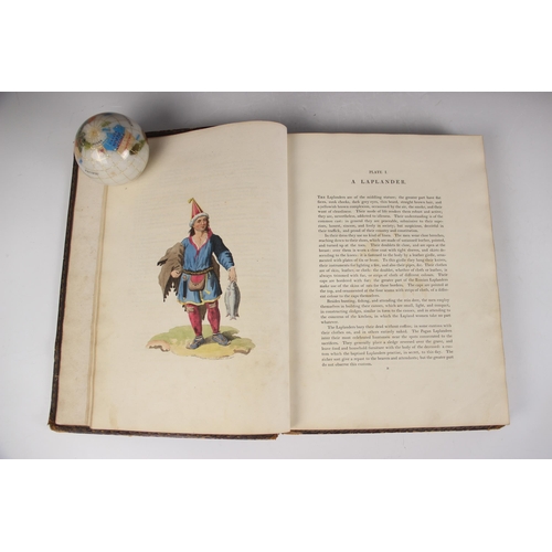 259 - COSTUME OF THE RUSSIAN EMPIRE ILLUSTRATED BY UPWARDS OF SEVENTY RICHLY COLOURED ENGRAVINGS, full red... 