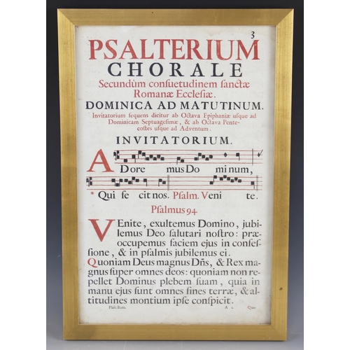 264 - Psalterium Chorale Secundum Consuetudien Sanctae Romanae Ecclesiae [Choral Psaltery According To The... 