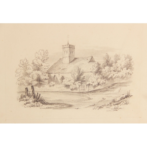 283 - William Rintoul (British, exhibited 1791), 
Six sketches depicting buildings in country landscapes, ... 