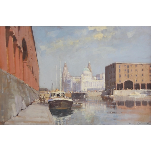 322 - James Longueville PS PBSA (Northern School, Contemporary),  
The Royal Albert Dock, Liverpool,  
Oil... 