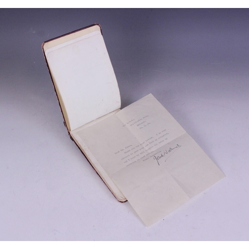 175 - WORLD WAR II INTEREST: An autograph book containing signatures collected during the late 1930s and e... 