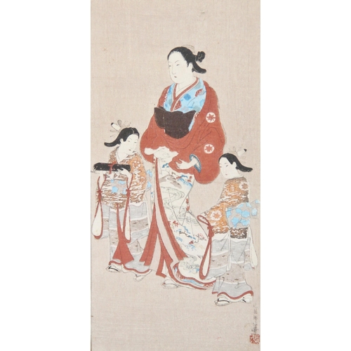 431 - A selection of Japanese woodblock prints, Meiji Period (1868-1912) and later, including a kabuki war... 