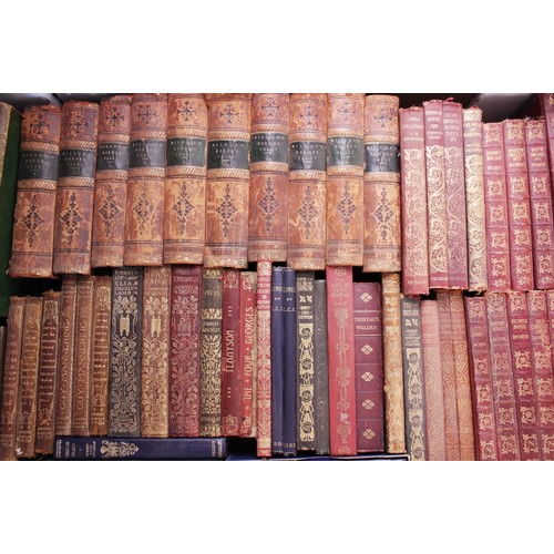 255 - DECORATIVE BINDINGS: A miscellany of decorative bindings to include Scott (Sir Walter), 47 vols, ful... 