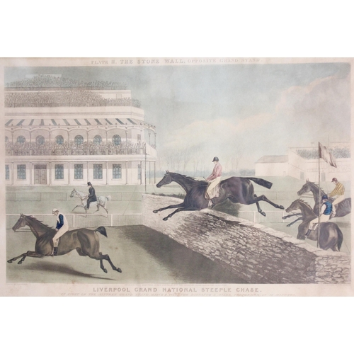 282 - After George Henry Laporte (British, 1799-1873),  
Three scenes of the Grand National, comprising: 