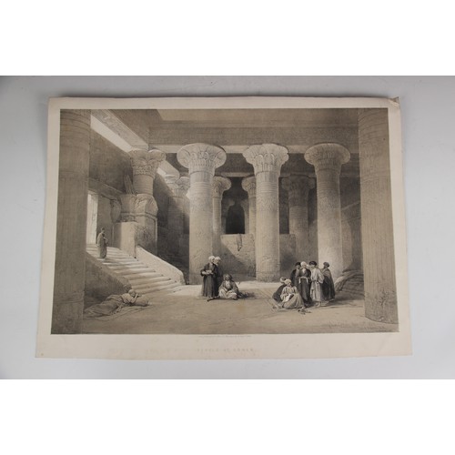 272 - A portfolio of unframed prints, 19th century and later, containing a quantity of landscape and histo... 