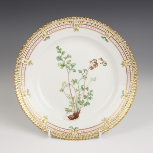 a-royal-copenhagen-flora-danica-porcelain-botanical-cabinet-plate