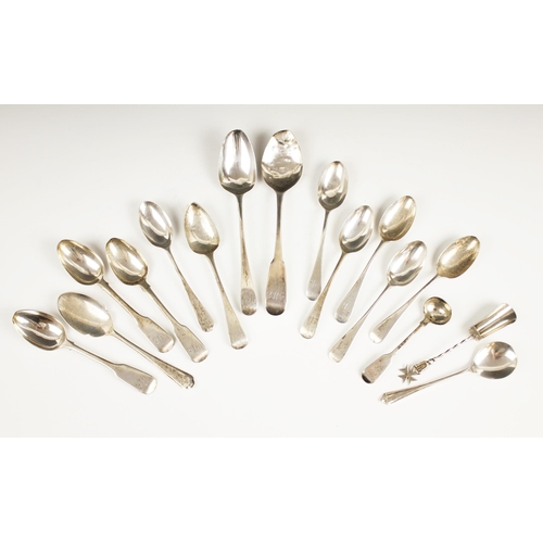 46 - A set of six Victorian silver teaspoons, John Round & Son Ltd, Sheffield 1892, each with monogrammed... 