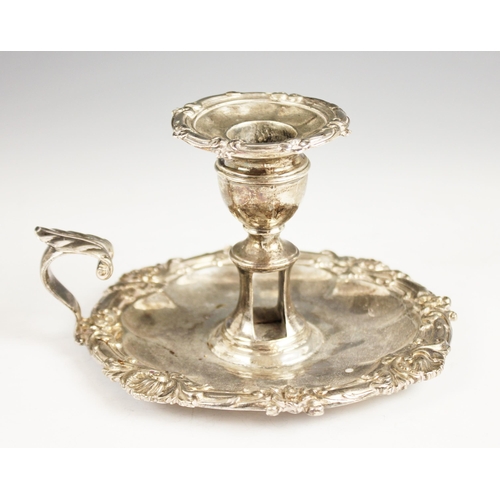 87 - A William IV silver chamberstick, Edward, Edward junior, John & William Barnard, London 1833, the ci... 