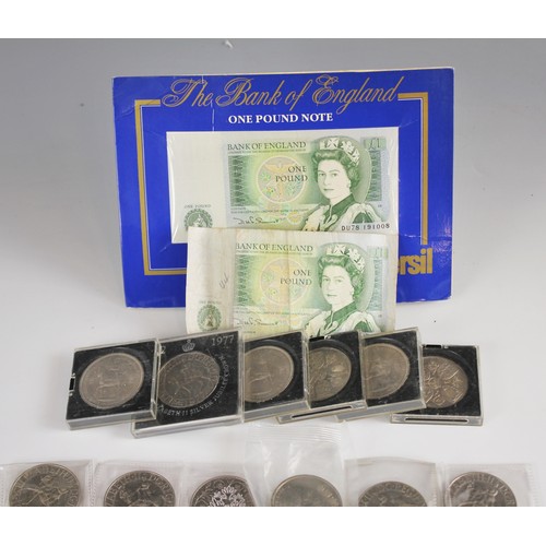 140 - A selection of English and African coinage, silver, half-silver and cupronickel coinage, to include ... 