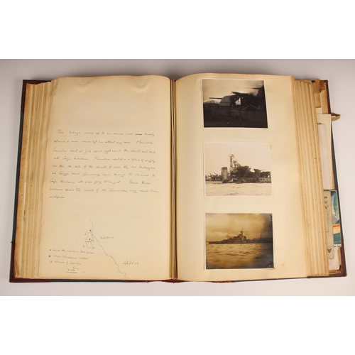 171 - WORLD WAR II INTEREST:  A War diary / scrapbook compiled by Major Sir Stephen De Lancey Aitchison an... 