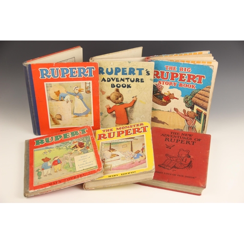 182 - RUPERT THE BEAR INTEREST: Six Rupert books, comprising: Bestall (Alfred), THE NEW ADVENTURES OF RUPE... 