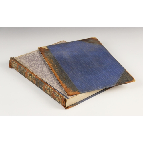 185 - Brett (Walter)(Ed), THE NEW BOOK OF GARDENING, 3 vols, 3/4 leather, blue cloth boards, colour fronti... 