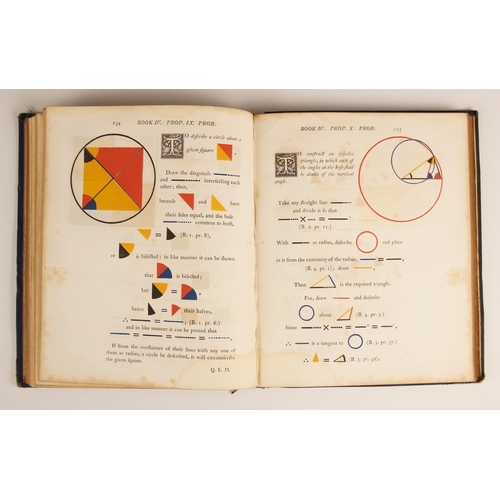 193 - Byrne (Oliver), THE FIRST SIX BOOKS OF THE ELEMENTS OF EUCLID IN WHICH COLOURED DIAGRAMS AND SYMBOLS... 