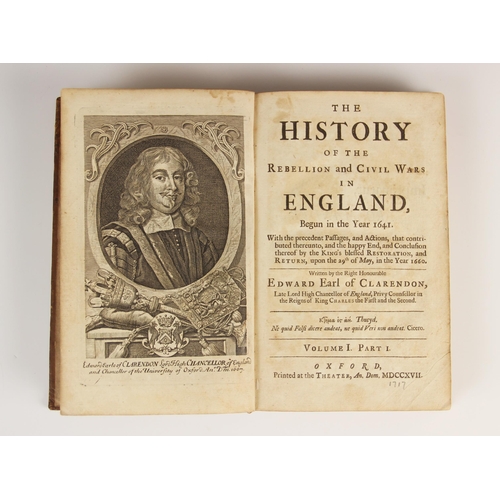 208 - Edward Earl Of Clarendon, THE HISTORY OF THE REBELLION AND CIVIL WARS IN ENGLAND, BEGUN IN THE YEAR ... 