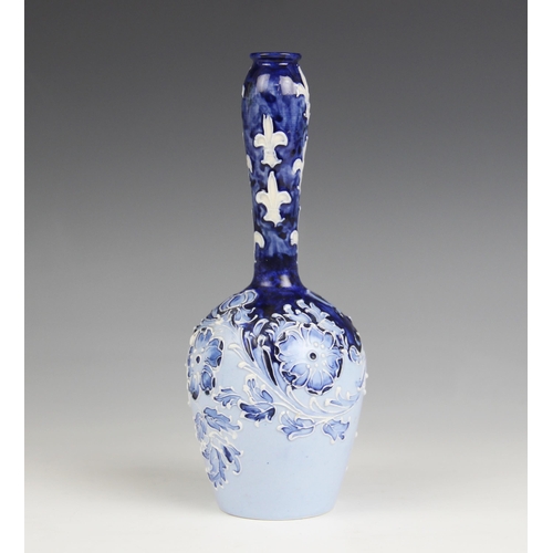 516 - William Moorcroft for James MacIntyre, a Florian Ware posy vase in the 