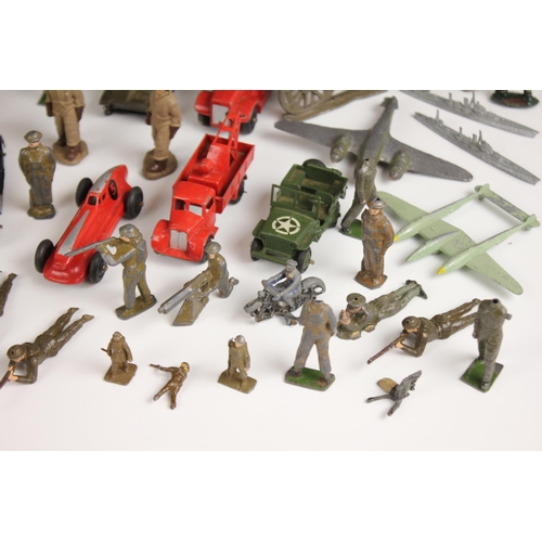 581 - A selection of Dinky Toys die-cast model vehicles, mid 20th century and later, to include a 39D Buic... 