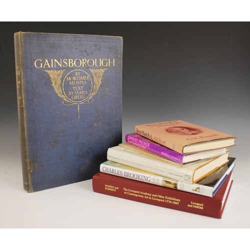 202 - Menpes (M) and Greig (J), GAINSBOROUGH, first edition, blue cloth boards, gilt embossed decoration t... 