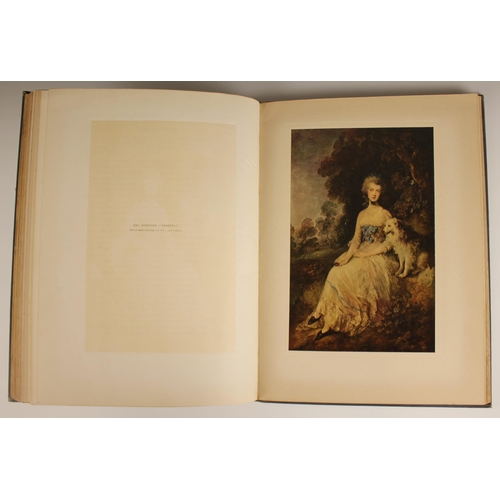 202 - Menpes (M) and Greig (J), GAINSBOROUGH, first edition, blue cloth boards, gilt embossed decoration t... 