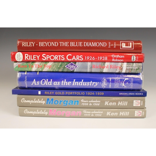 205 - A miscellany of books on Riley cars, comprising: Styles (D.G.), RILEY BEYOND THE BLUE DIAMONS; Robso... 