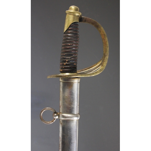 659 - An American Civil War 1862 cavalry sabre made by the Ames Manufacturing Co of Chicopee, Massachusett... 