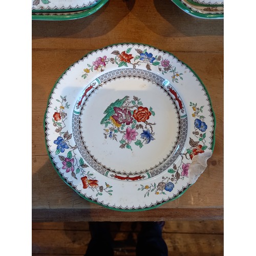 457 - A Copeland Spode part dinner service in the 