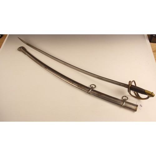 659 - An American Civil War 1862 cavalry sabre made by the Ames Manufacturing Co of Chicopee, Massachusett... 