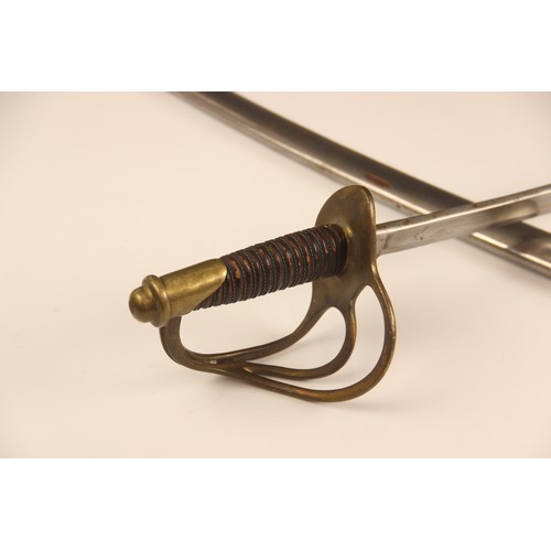 659 - An American Civil War 1862 cavalry sabre made by the Ames Manufacturing Co of Chicopee, Massachusett... 