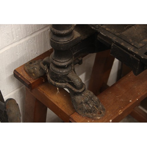 577 - A Hopkinson and Cope's, Finsbury, London  printing press dated 1868, of typical 'A' frame design, th... 