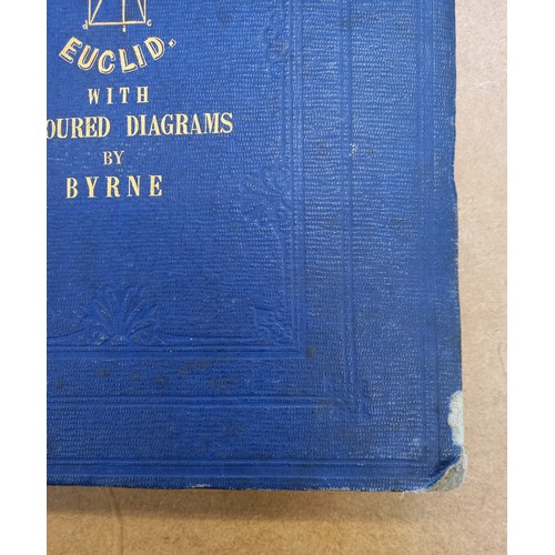 193 - Byrne (Oliver), THE FIRST SIX BOOKS OF THE ELEMENTS OF EUCLID IN WHICH COLOURED DIAGRAMS AND SYMBOLS... 