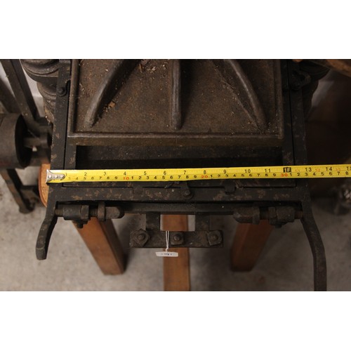 577 - A Hopkinson and Cope's, Finsbury, London  printing press dated 1868, of typical 'A' frame design, th... 