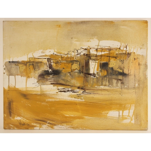 349 - Gino Hollander (American Spanish, 1924-2015), 
A Ronda townscape, 
Oil on canvas, 
Signed lower left... 