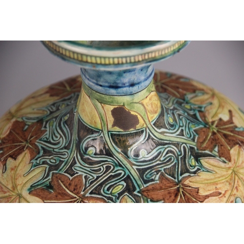 450 - An Arts & Crafts Della Robbia Pottery 