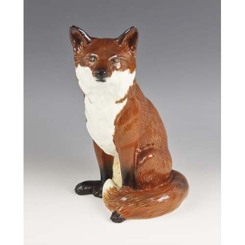 454 - A Beswick fireside fox model number 2348, designed by Graham Tongue, late 20th century (circa 1970 t... 