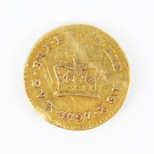 260 - A George III third guinea, dated 1791, weight 2.7gms