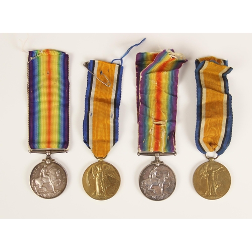 283 - A World War I pair comprising the War Medal and the Victory medal, to 241667 Private James Smith, Ch... 