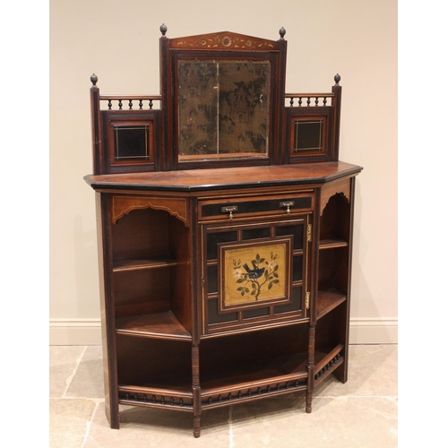 821 - A Victorian walnut Aesthetic Movement chiffonier by W Williamson & Sons, Guilford, late 19th century... 