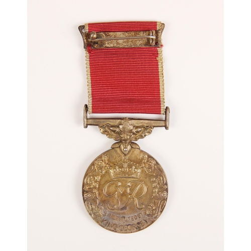 281 - A post-war Civil Division GVIR British Empire Medal to Mr George Higgs, with an album containing the... 