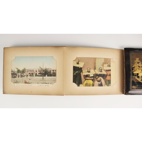 290 - A collection of fifty early 20th century colour postcards published by M Sternberg of Hong Kong, to ... 