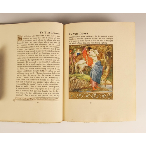 297 - Alighieri (Dante), LA VITA NUOVA [THE NEW LIFE], first thus, gilt embossed decoration and title to c... 