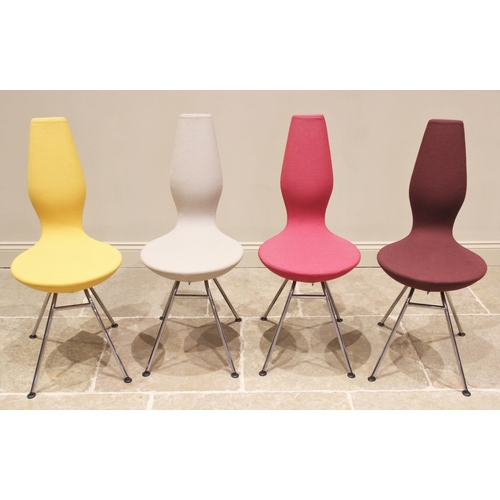 837 - Olav Eldoy for Varier Stokke, a set of four Swedish 'Date' chairs, circa 1990, in assorted colours, ... 