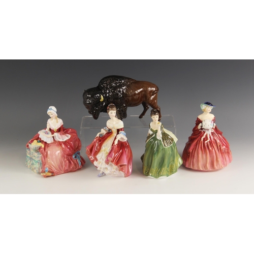 511 - Four Royal Doulton figures, comprising: HN1901 