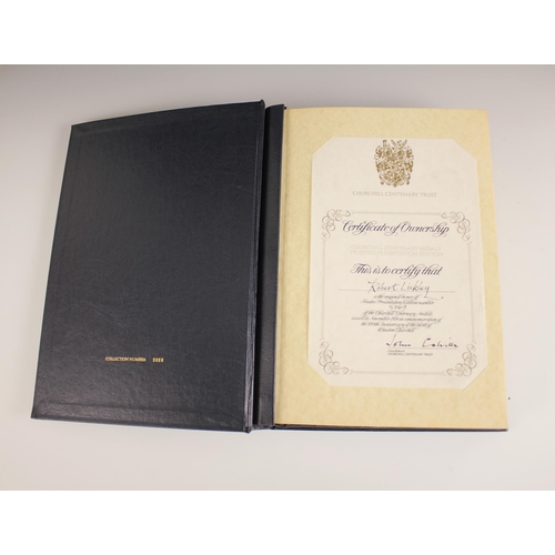 53 - A set of sterling silver 'Churchill Centenary medals'  by The Churchill Centenary Trust, comprising ... 
