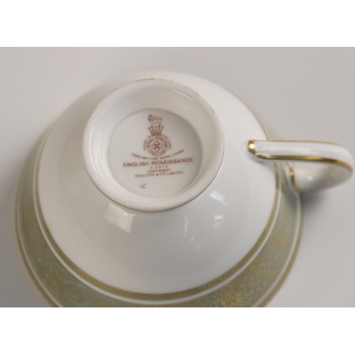 520 - A Royal Doulton 'Renaissance' part tea, coffee and dinner service, to include; coffee pot, milk jug,... 