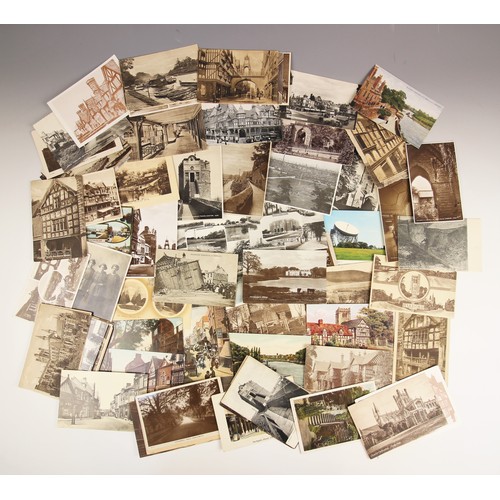 291 - A collection of over two hundred unmounted postcards, mainly topographical, to include scenes of Che... 