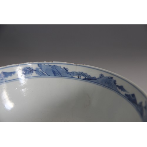 442 - A selection of Chinese porcelain, 18th century and later, comprising; an 18th century blue and white... 