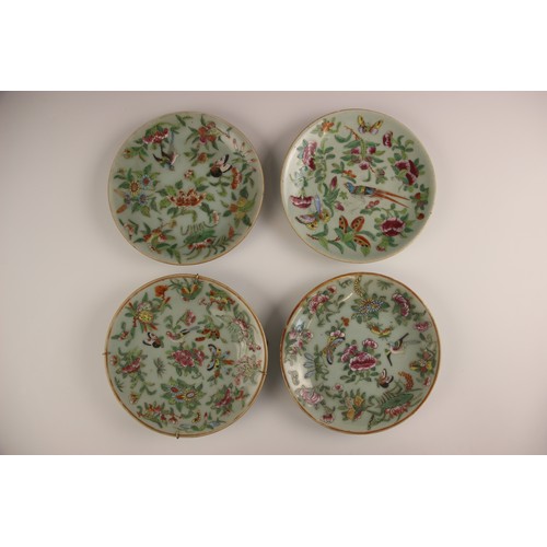 422 - A selection of Chinese porcelain and works of art, to include a set of four late 19th century celado... 