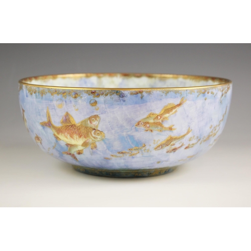 425 - A Wedgwood lustre bowl designed by Daisy Makeig-Jones, early 20th century, decorated to the interior... 