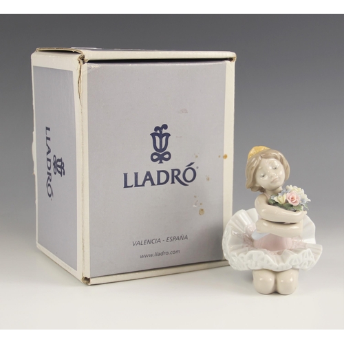 457 - Eight Lladro figures, late 20th century, comprising: a boxed 